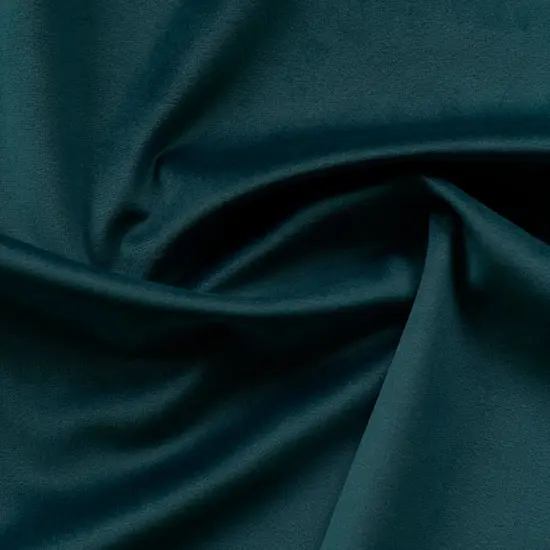 Giselle Velvet Upholstery Fabric 100% Polyester, 55" Wide, Flame Resistant & Durable Teal {1}