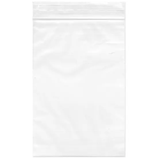 Plymor 4" x 6", 6 Mil Industrial Duty Zipper Reclosable Plastic Bags {1}