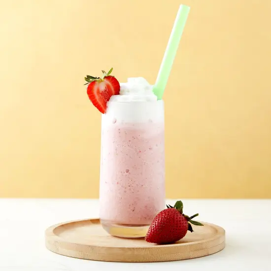 100-Pieces of Plastic Disposable Jumbo Straws Individually Wrapped 10 Inches Long Straws for Boba, Fruit Smoothies, Milkshakes, Bubble Tea (4 Colors, 0.5 Inch Diameter) Multicolor {3}