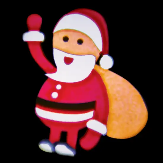 Collections Etc 10-Count Outdoor Holiday Projection String Lights, Plug-in {5}