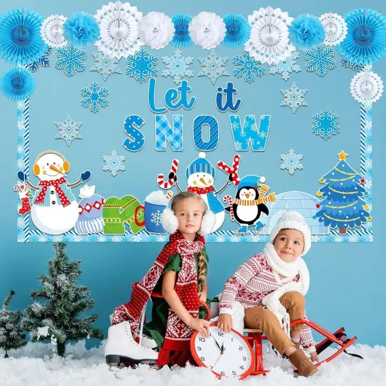 Winter Bulletin Board Decorations Set {4}