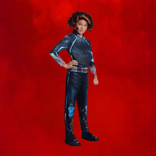 Rubies Avengers Age of Ultron Girl's Black Widow Halloween Costume Size Large 12-14 Blue {4}