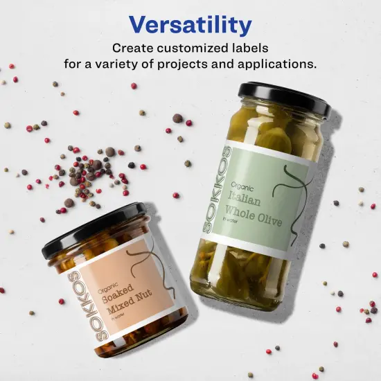 Avery Glossy White Rectangle Labels, 11" x 4.25" {2}