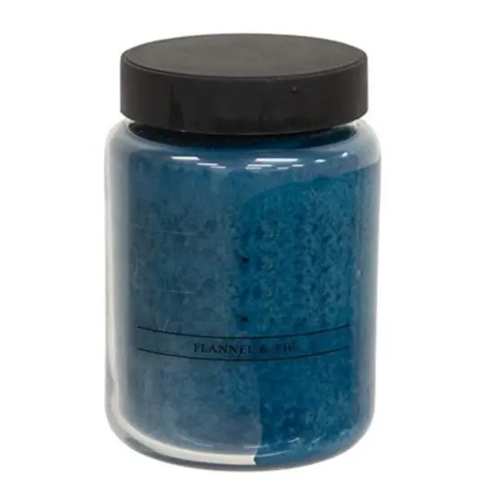 Flannel & Fir Jar Candle &ndash; Bergamot, Oakmoss & Musk {1}