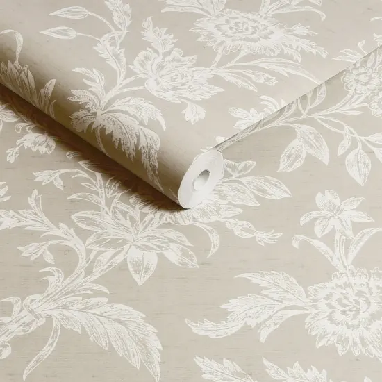 Laura Ashley Lloyd Dove Grey Wallpaper {3}