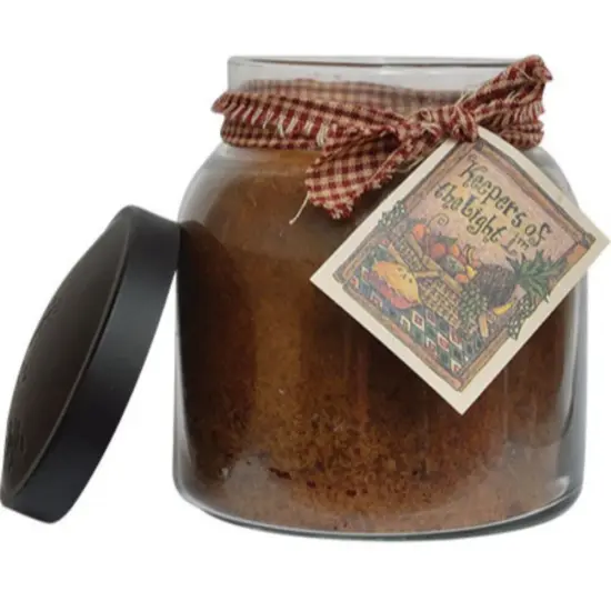 Cinnamon Apple Scented Jar Candle 8oz 40-50 Hour Burn Time, Single Wick {1}