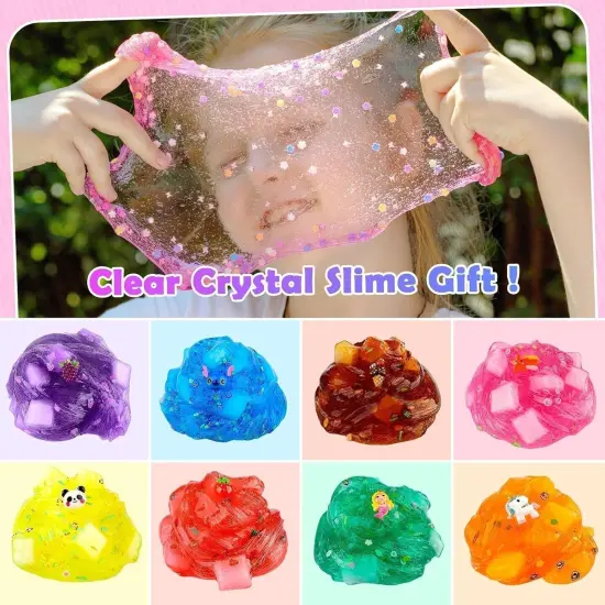 9 Pack Jelly Cube Slime Kit Party Favors {2}