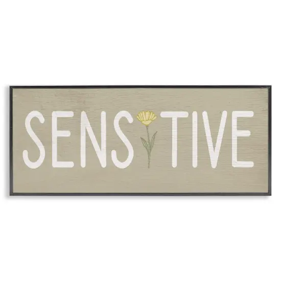 Stupell Industries Sensitive Cottage Floral Framed Giclee, design by Lil' Rue {1}