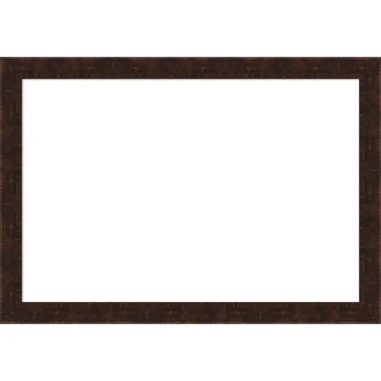 William Mottled Bronze Narrow Framed Dry Erase Magnetic Board {1}