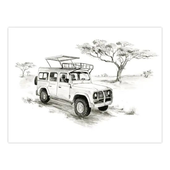 SKB-1 | Sketching Made Easy&trade; African Safari Art Activity Book {2}