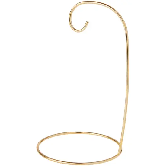 Bard's Gold-toned Ornament Stand, 7" H x 4" W x 4" D {1}