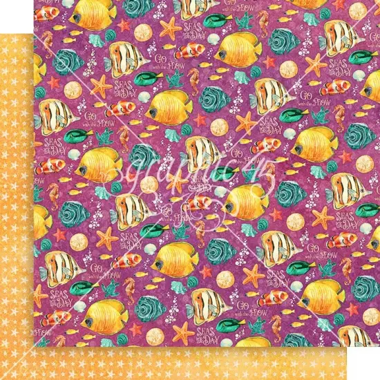 Seas The Day Double-Sided Cardstock 12"X12" {2}