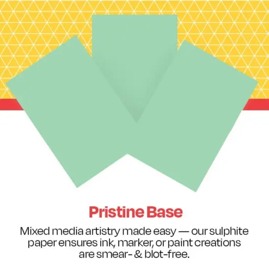 School Smart Folding Bristol Board, 12 x 18 Inches, Green, Pack of 100 {3}