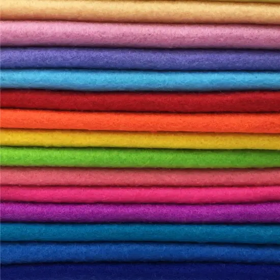 flic-flac 28pcs 12 x 8 inches (30cmx20cm) 1.4mm Thick Soft Felt Fabric Sheet Assorted Color Felt Pack DIY Craft Sewing Squares Nonwoven Patchwork {6}