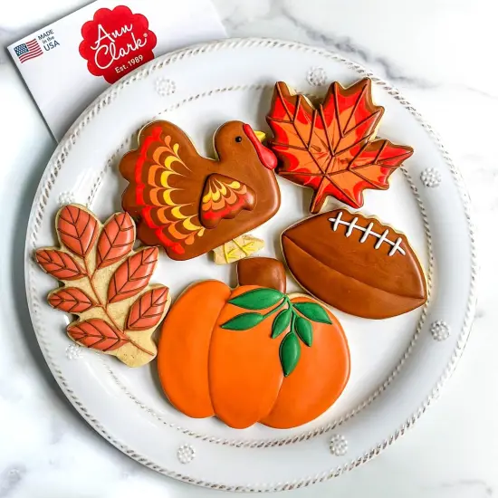Fall Thanksgiving Cookie Cutters 5-Pc. Set Made in USA by Ann Clark {1}
