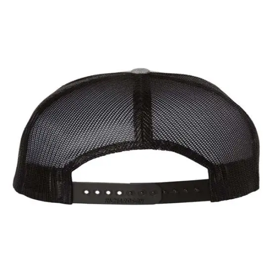 Richardson® Wool Blend Flat Bill Trucker Cap Green Camo/ Black {8}