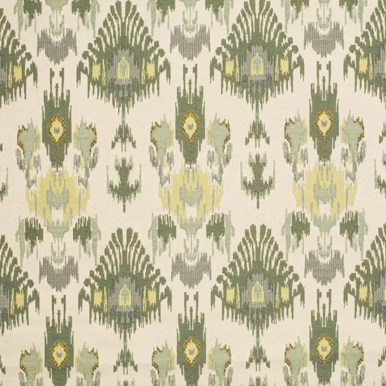 Fern - Green AbstractGeometric,global Upholstery Fabric 54 Inches" {1}