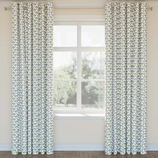 Upholstery Fabric - Blue Abstract & Geometric,Floral Upholstery Fabric 54 Inches" {2}