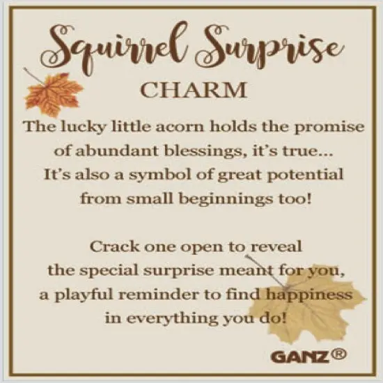 Squirrel Surprise Pocket Charm {3}