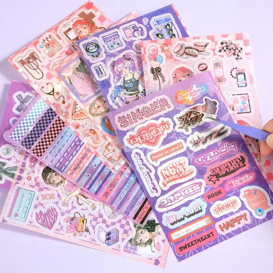 Scrapbook Kit for Girls - Purple {3}