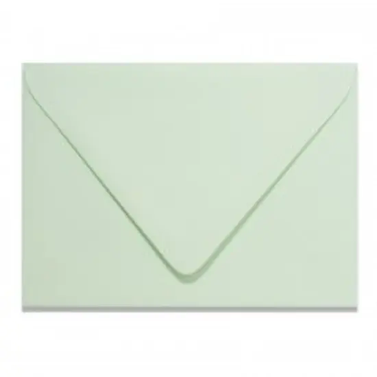 Colorplan POWDER GREEN - 91 Lb. / 135 gsm / 8 pts Matte Premium Cardstock Paper Text A2 Euro Flap Envelopes Bulk Pack of 250 {1}