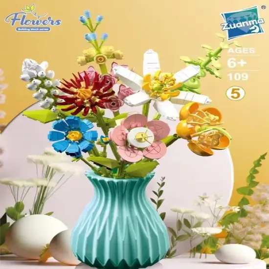 Constructor flower bouquet in a vase F07M9-5(109) {1}