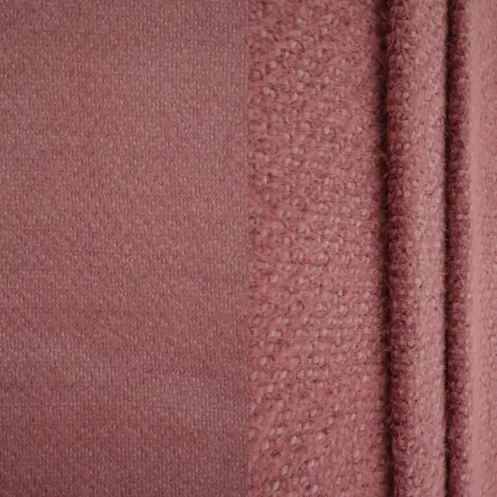 1 Yard Poly Nylon Chenille Feather Yarn Knit Fabric 245 GSM Plush Soft 64" Width WINE {1}