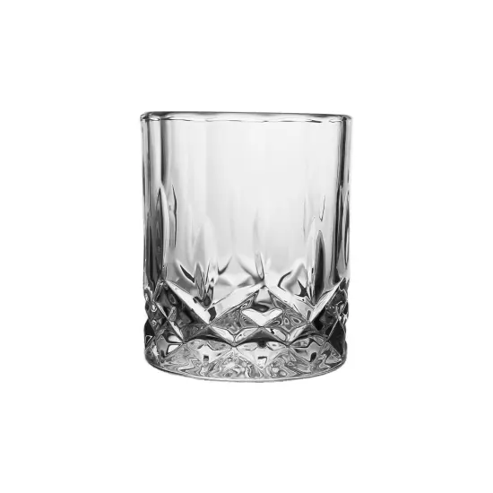 Ornate Designed Crystal Decanter with 6 Cups Set Silver {5}