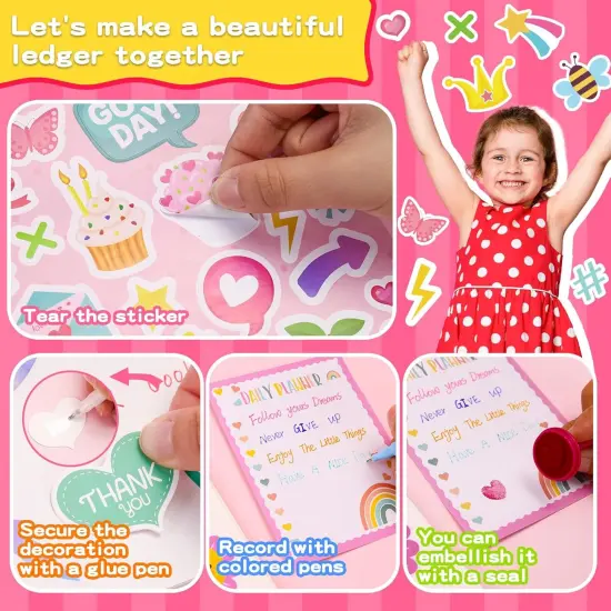 DIY Journal Kit with Stickers & Scrapbook Supplies {3}