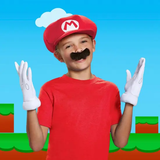 Super Mario Bros. Mario Child Costume Accessory Kit {4}