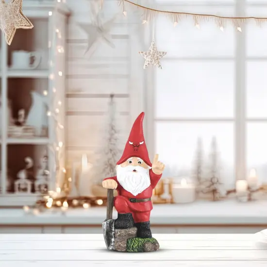 Chicago Bulls NBA 10.5 Inch Shovel Time Garden Gnome {3}