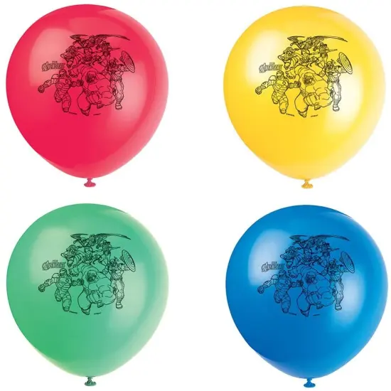 Marvel Avengers Super Hero 12" Latex Balloons - 8ct {1}