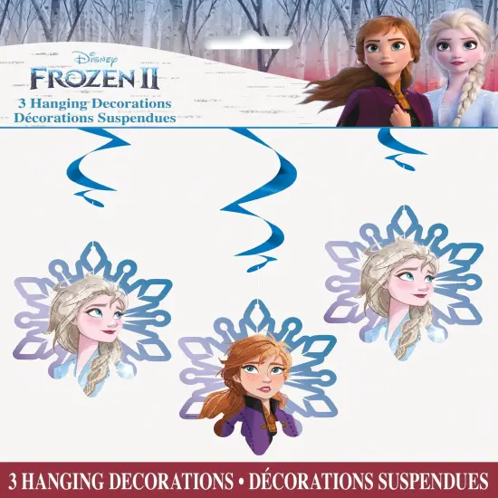 Disney Frozen 2 Hanging Swirl Decorations 26" - 3ct {1}