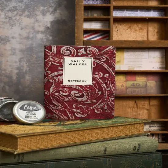 Sizzix 3D Texture Fades Embossing Folder A5 by Tim Holtz-Entangled {5}