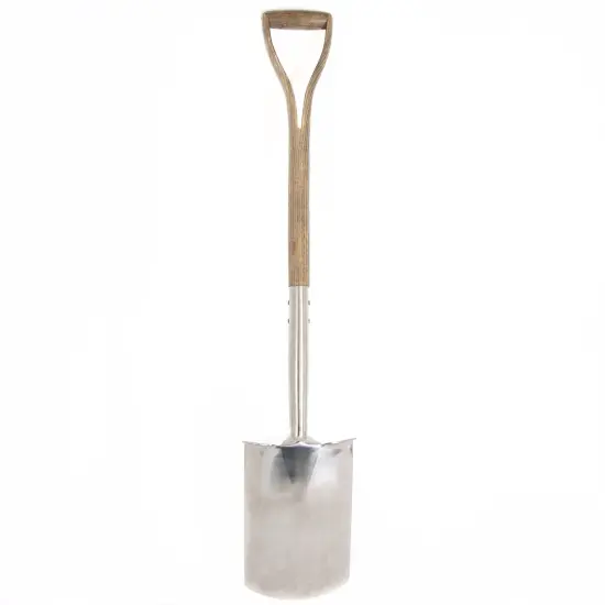 Spear & Jackson Digging Spade, Traditional Stainless Range Garden Tool, Treaded Stainless Steel Head and Ash Wood Handle for Efficient Soil Digging {3}