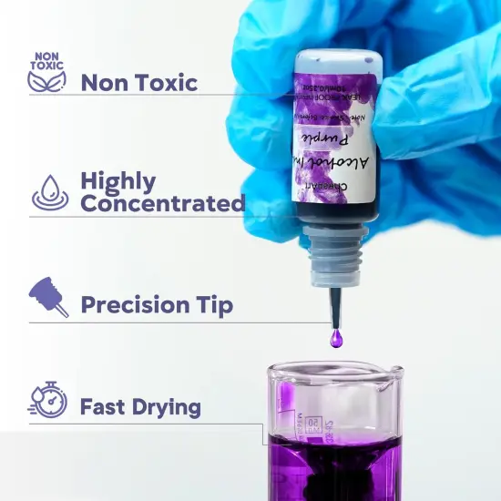 Alcohol Ink Set 24 Vibrant Colors Resin Dye High {3}