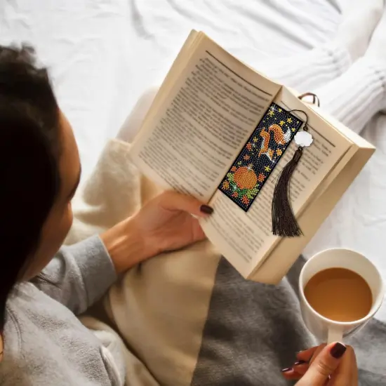 3 Pcs 5D Thanksgiving Diamond Bookmarks Painting for Book Lovers {2}