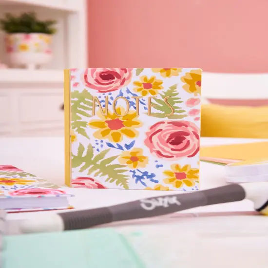 Sizzix A6 Layered Stencil 4/Pkg-Abstract Blooms {6}