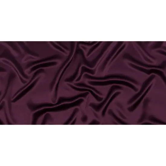 1 Yard Eggplant Silk Charmeuse Fabric, 44 Inch Wide Bridal & Evening Wear {4}