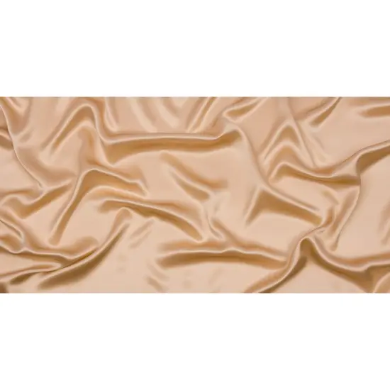 1 Yard Winter Wheat Silk Charmeuse Smooth Drapey Fabric 44" Wide for Lingerie & Linings {4}