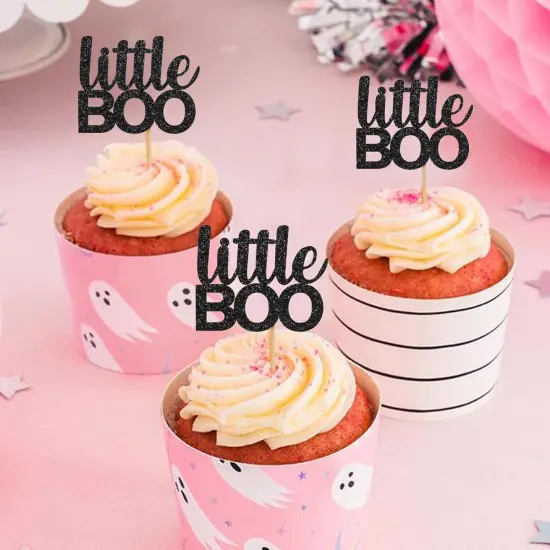 Little Boo Cupcake Toppers {4}