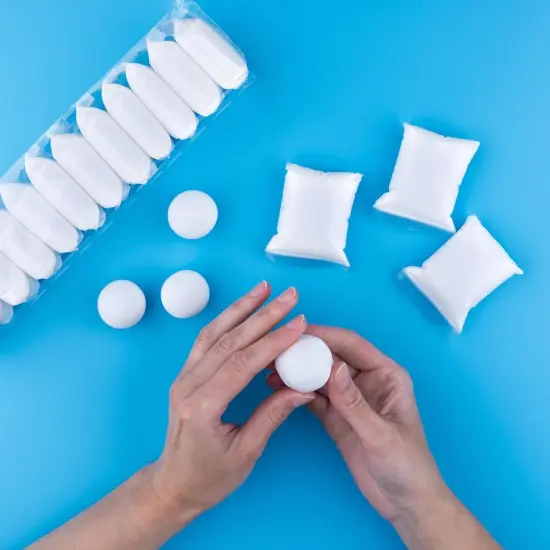 White Air Dry Clay for Kids - 36 Individually Bagged Airdry Clay for Arts & Crafts - Soft, Squishy Cosplay Foam Slim Clay for Home & School - Moldable, No-Mess Air Dry Modeling Clay - 12 Ounces {3}