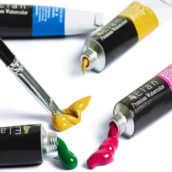 Watercolor Paint Set - 24 Liquid Paint Tubes 0.4oz, Artist Paint for Adults, Non-Toxic, Watercolors {4}