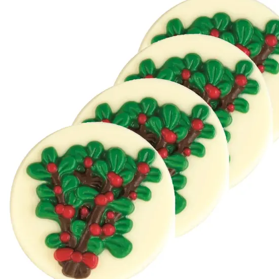 Mistletoe Cupcake Topper Chocolate Mold {2}