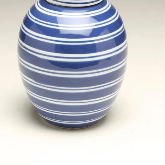 AA Importing 59956 Blue & White Ginger Jar {3}