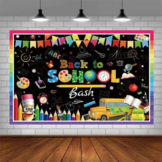 7x5ft Back to School Bash Backdrop {3}