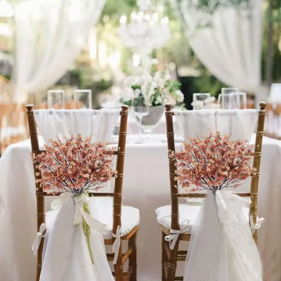 Babys Breath Artificial Flowers Fall Faux Gypsophila Bouquet {3}