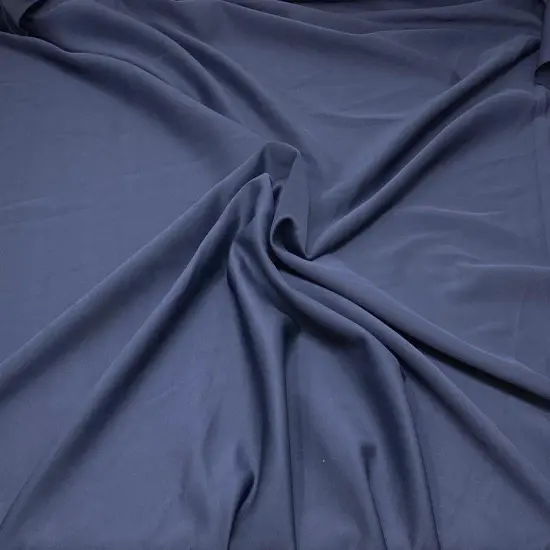 1 Yard Scuba Techno Knit Solid Fabric Smooth Stretch Apparel & Crafts 58"-60" Width Navy {1}