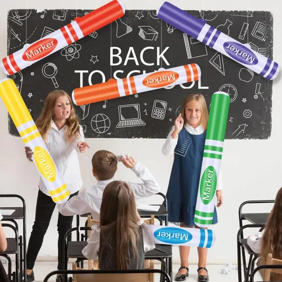 12 Pcs Giant Inflatable Marker Back to School {3}