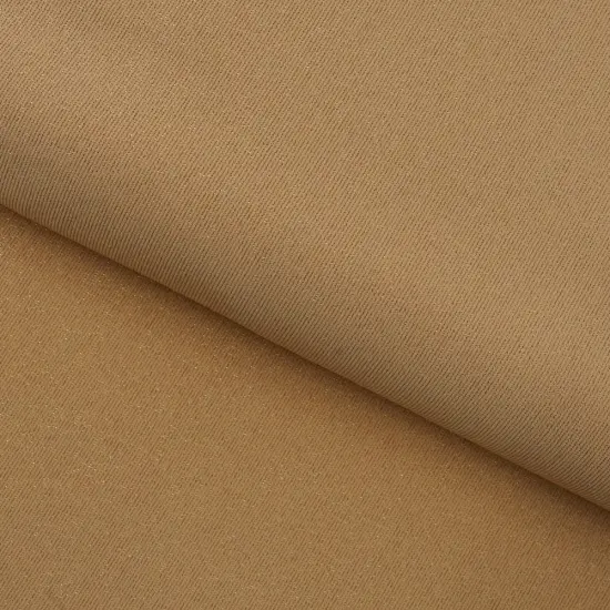 1 Yard Glimmer Nylon Spandex Lurex Fabric 36" x 60" Nude/Gold {1}